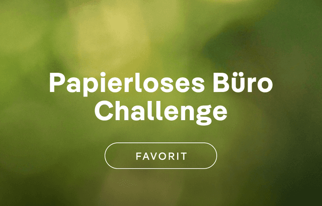 Papierloses Buro-Challenge
